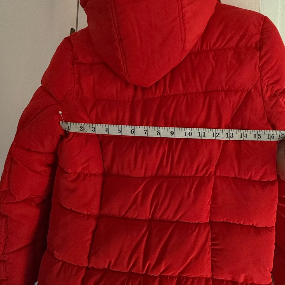 CANADA WeatherGear long length Red Puffer Jacket - Picture 12 of 14